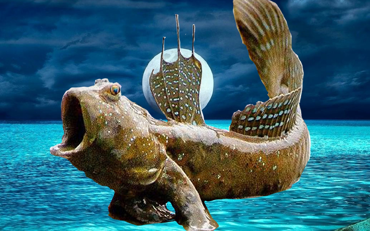 【这条鱼竟然能走路】行走的鱼儿|神奇的大自然|-mudskipper-弹涂鱼