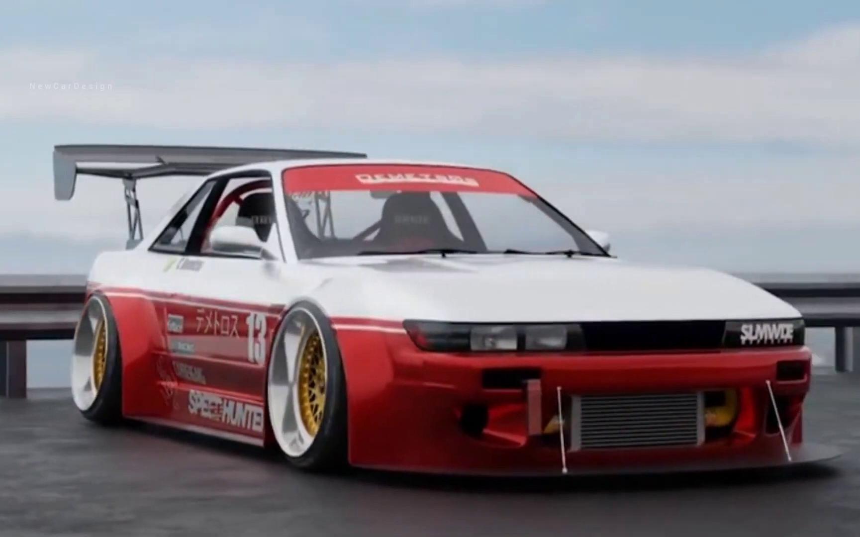 日产希尔维亚致敬设计——nissan silvia s13_哔哩哔哩_bilibili