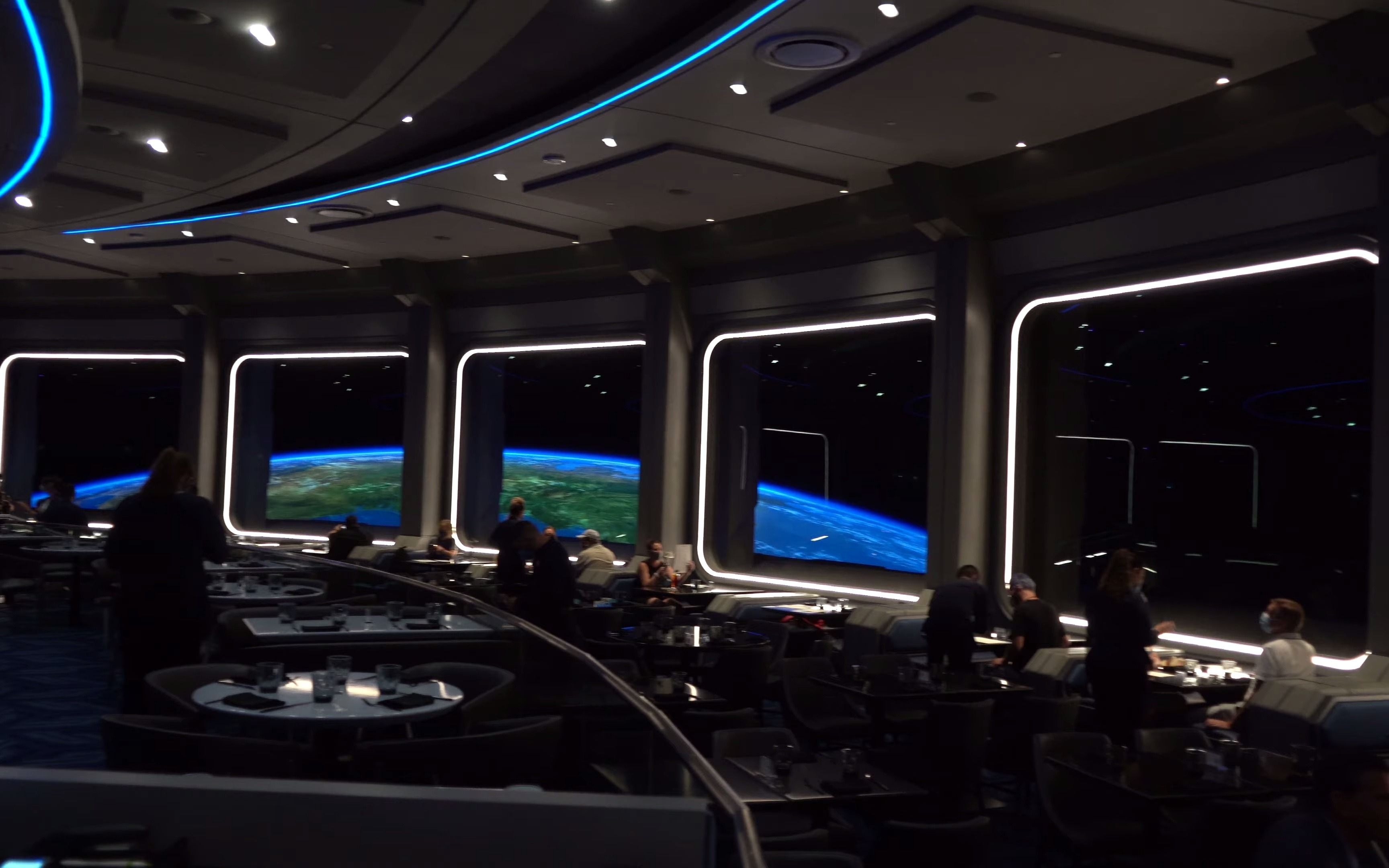 【4k】第一视角:迪士尼太空餐厅space 220|佛州华特迪士尼世界度假区