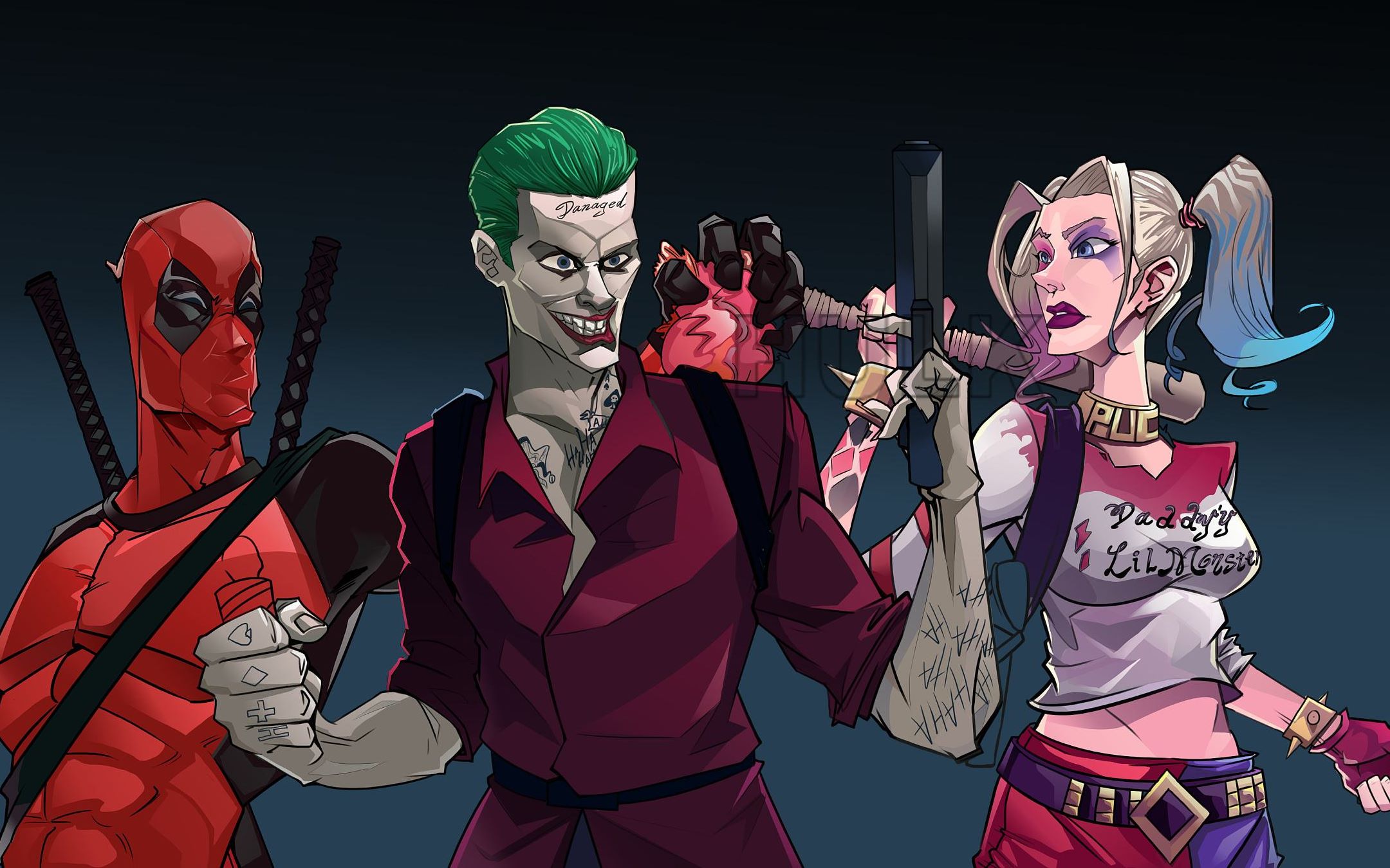 死侍x小丑夫妇节奏踩点燃向混剪