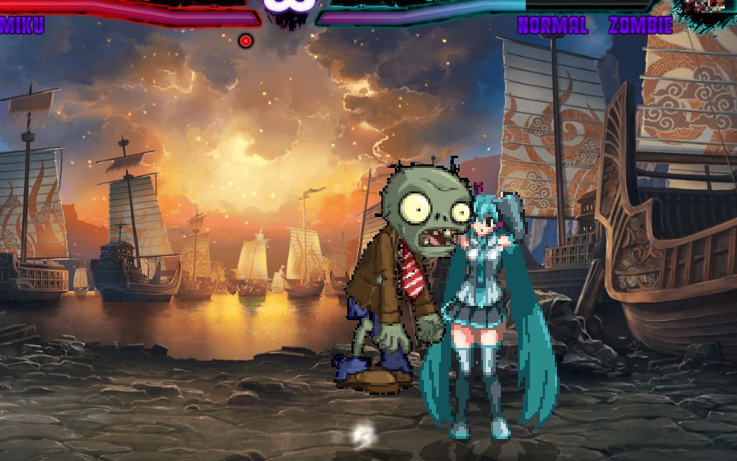 mugen初音vs植物大战僵尸的僵尸