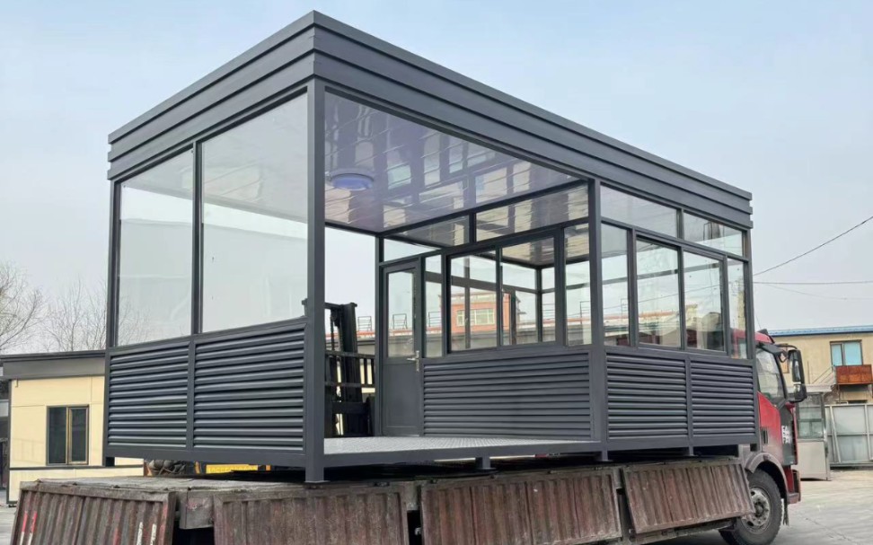 长春人行通道岗亭 门禁岗亭 小区大门保安岗亭 支持定做