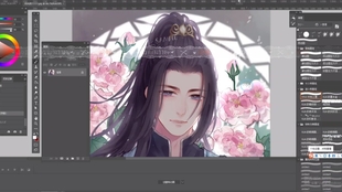 古风头像3 剑网三成女 水彩风 Sai2上色全过程 哔哩哔哩 つロ干杯 Bilibili