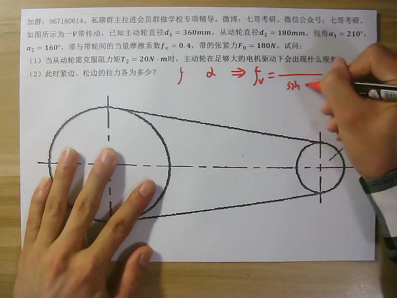 [图]机械设计考研带传动（七哥考研）