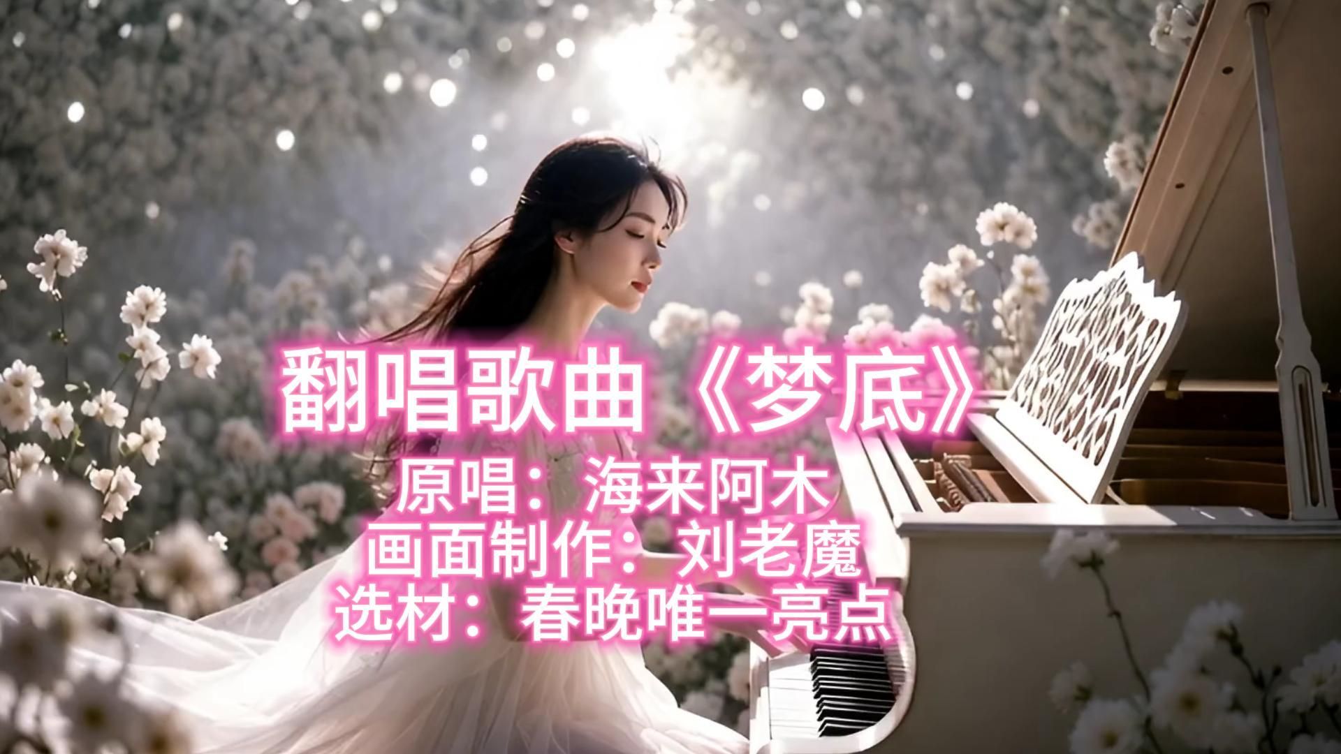 翻唱歌曲《梦底》