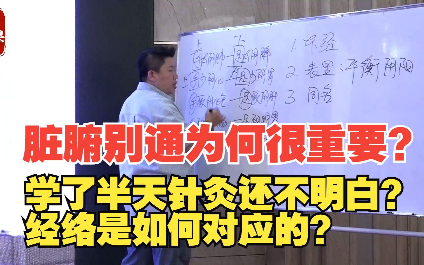 脏腑别通为何很重要?学了半天针灸还不明白?经络是如何对应的?哔哩哔哩bilibili