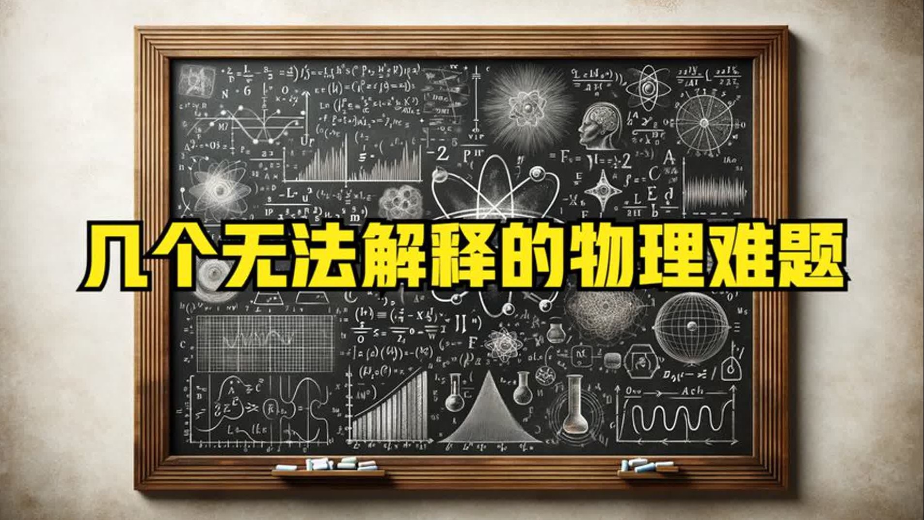 几个无法解释的物理难题,第一个和牛顿有关,最后一个基本无解-宇宙科普实验室-宇宙科普实验室-哔哩哔哩视频
