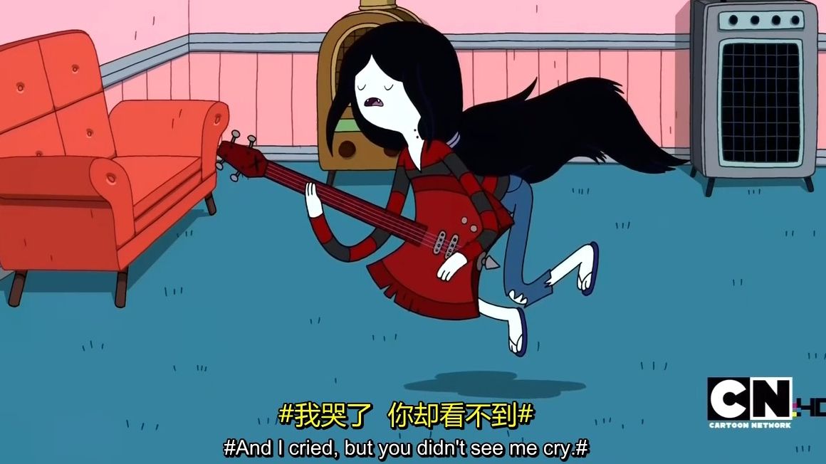 [图]名场面，玛瑟琳的薯条之歌~ adventure time/探险时光/探险活宝