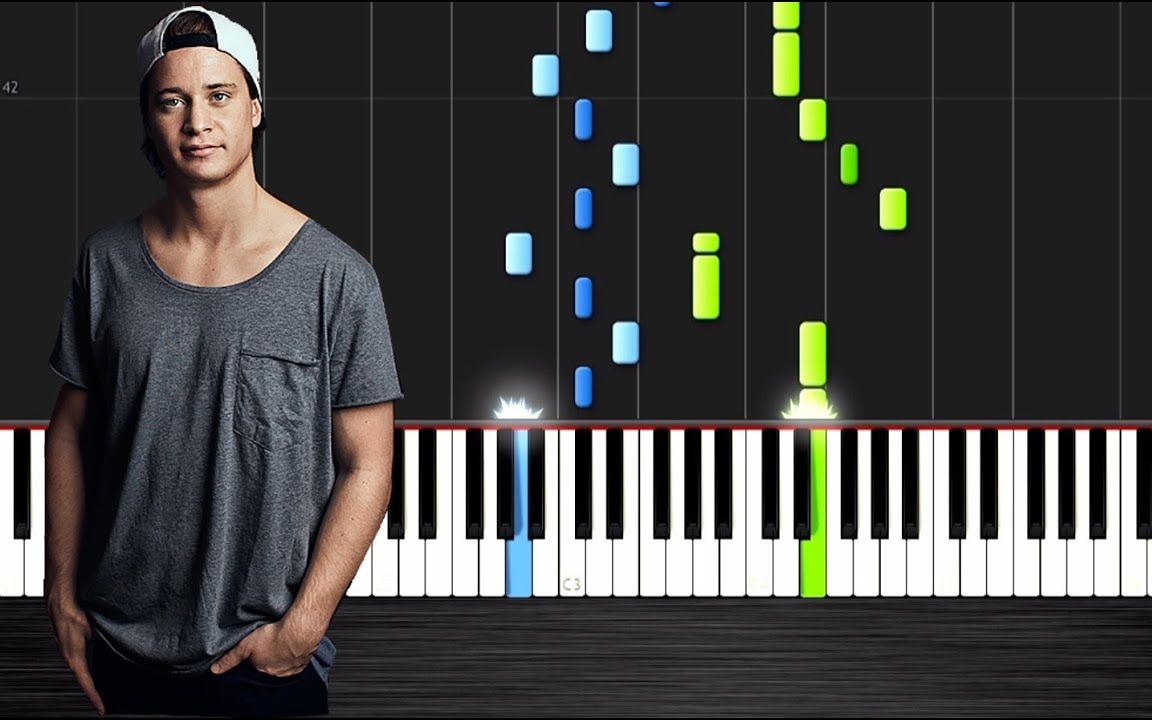 [图]【转载】【完整版】Kygo - Firestone - Piano CoverTutorial by PlutaX - Synthesia