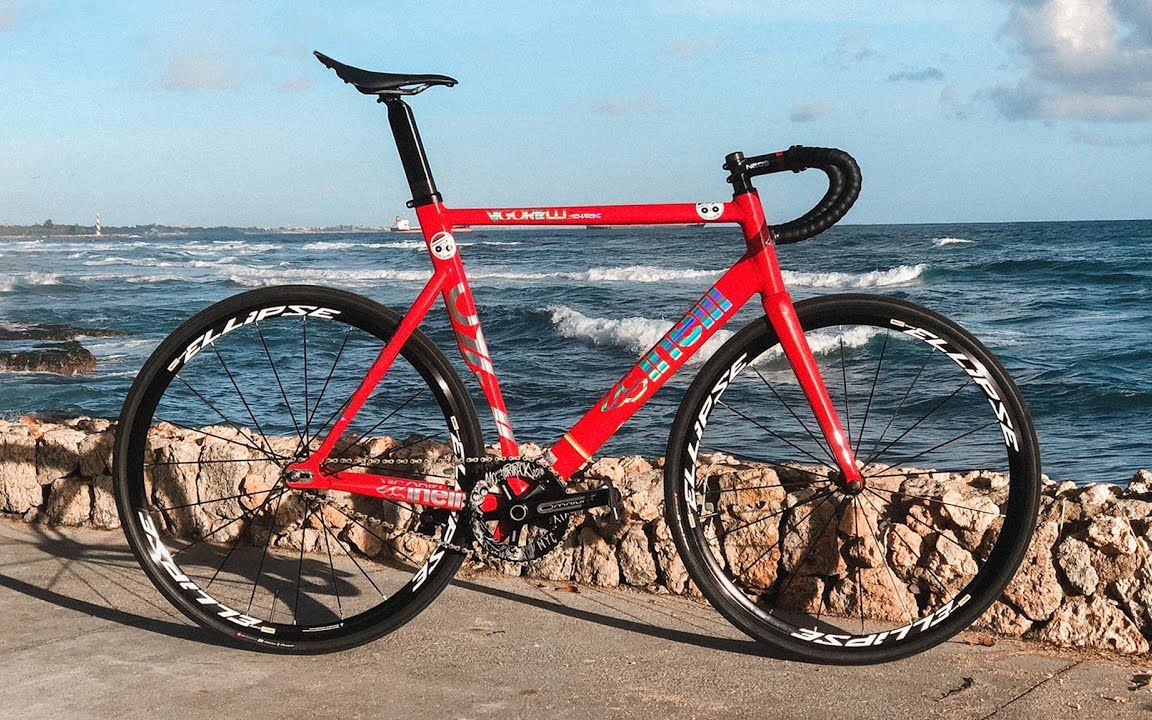 fixed gear|死飞骑行-cinelli vigorelli shark dominican republic