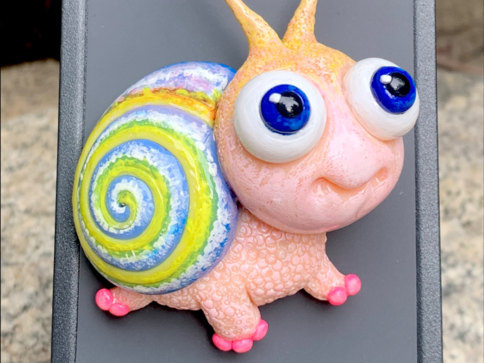 粉嫩粉嫩的小蜗牛