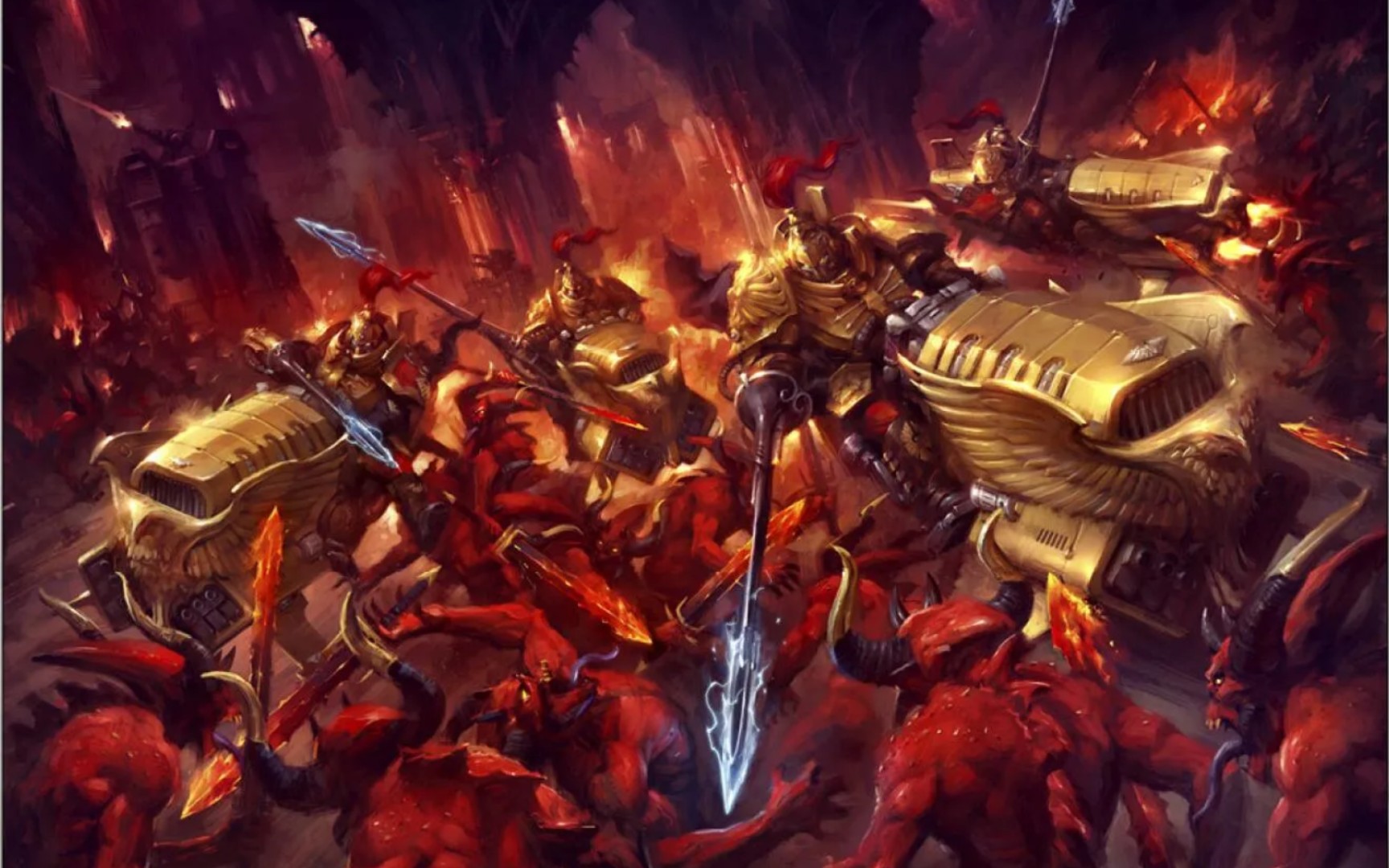 禁军内战 帝皇应该由我来守护! 荷鲁斯叛乱军团