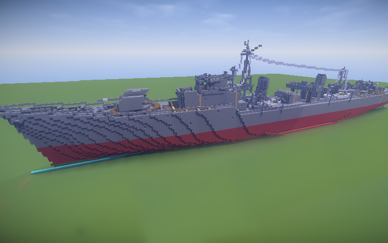 【minecraft】松级驱逐舰_哔哩哔哩 (゜-゜)つロ 干杯~-bilibili