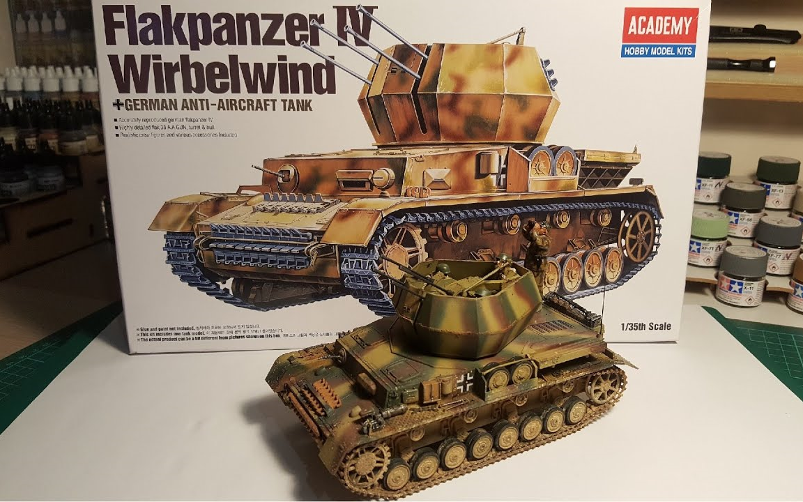 【george modelling for beginners】爱德美 1/35 德国 四号"旋风"