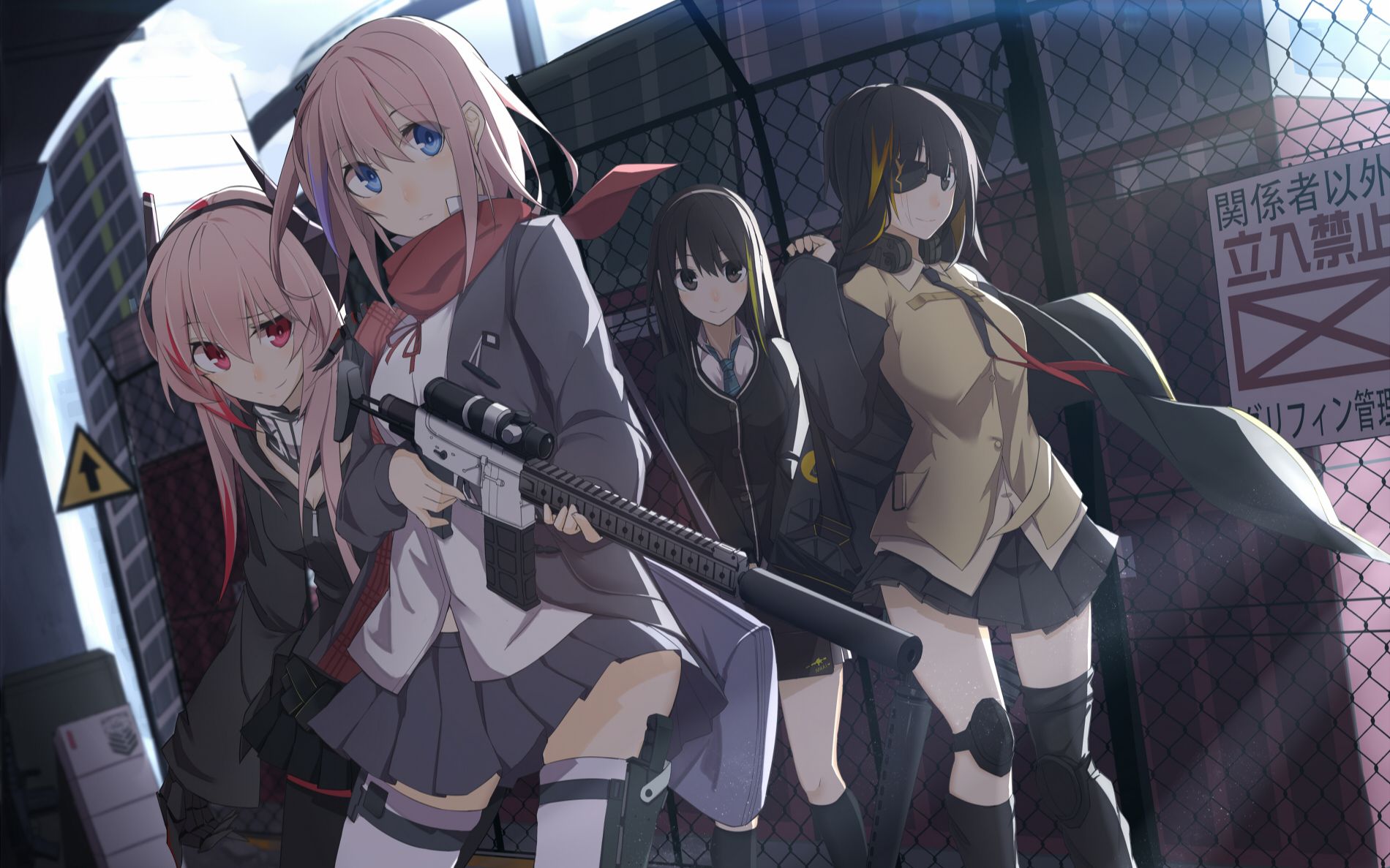 盘点动漫中的持枪少女_哔哩哔哩_bilibili