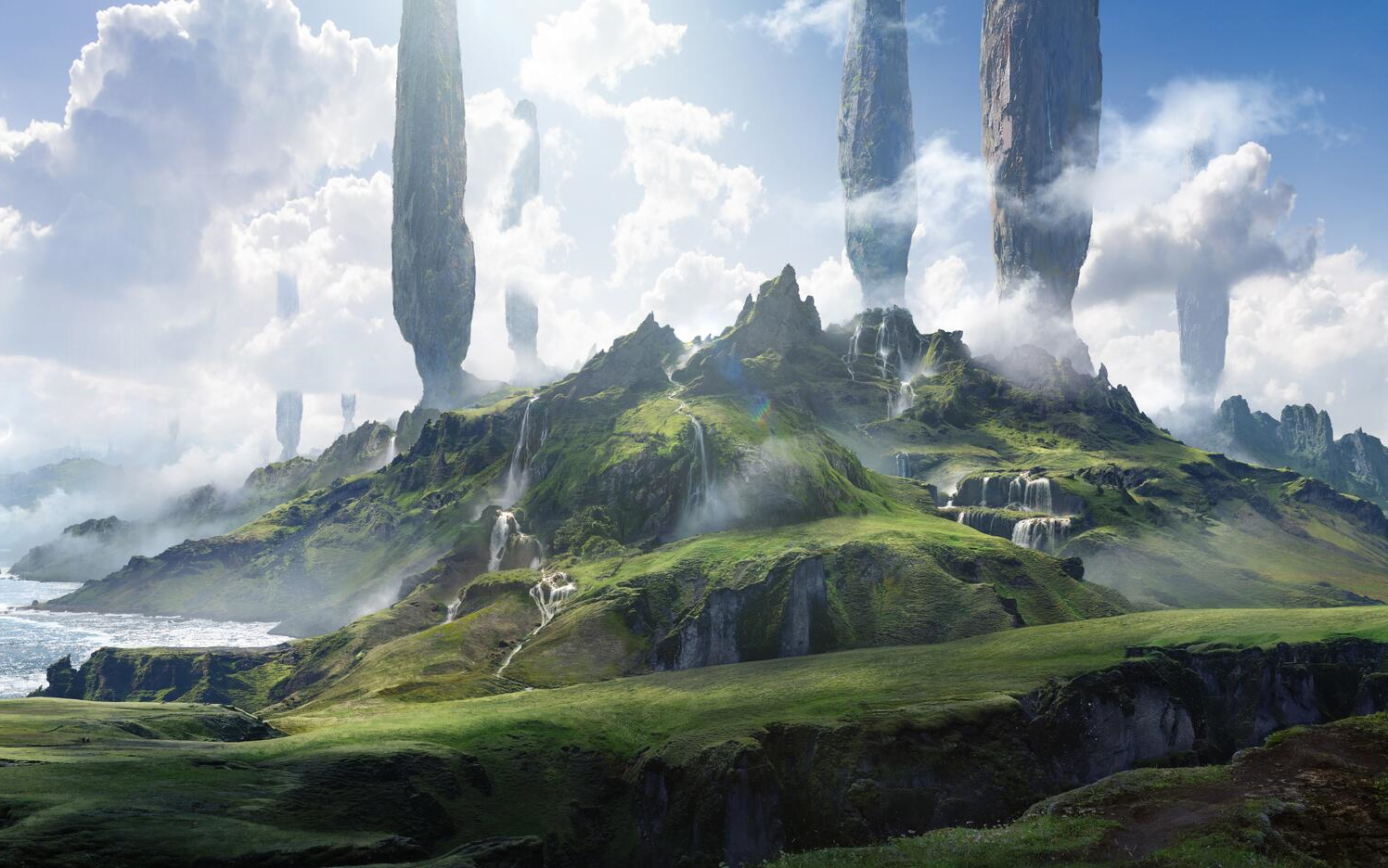 【中英双字】史诗级概念艺术自然场景数字绘画大师班视频教程