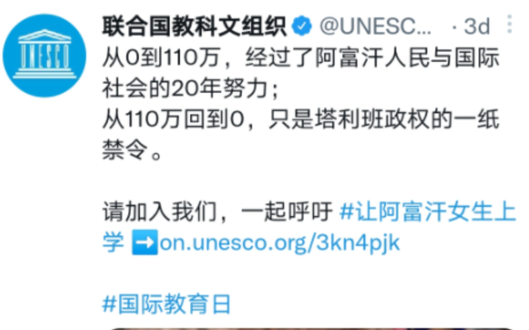 国际教育日,联合国教科文组织:受教育权,是公民的基本权利之一哔哩哔哩bilibili