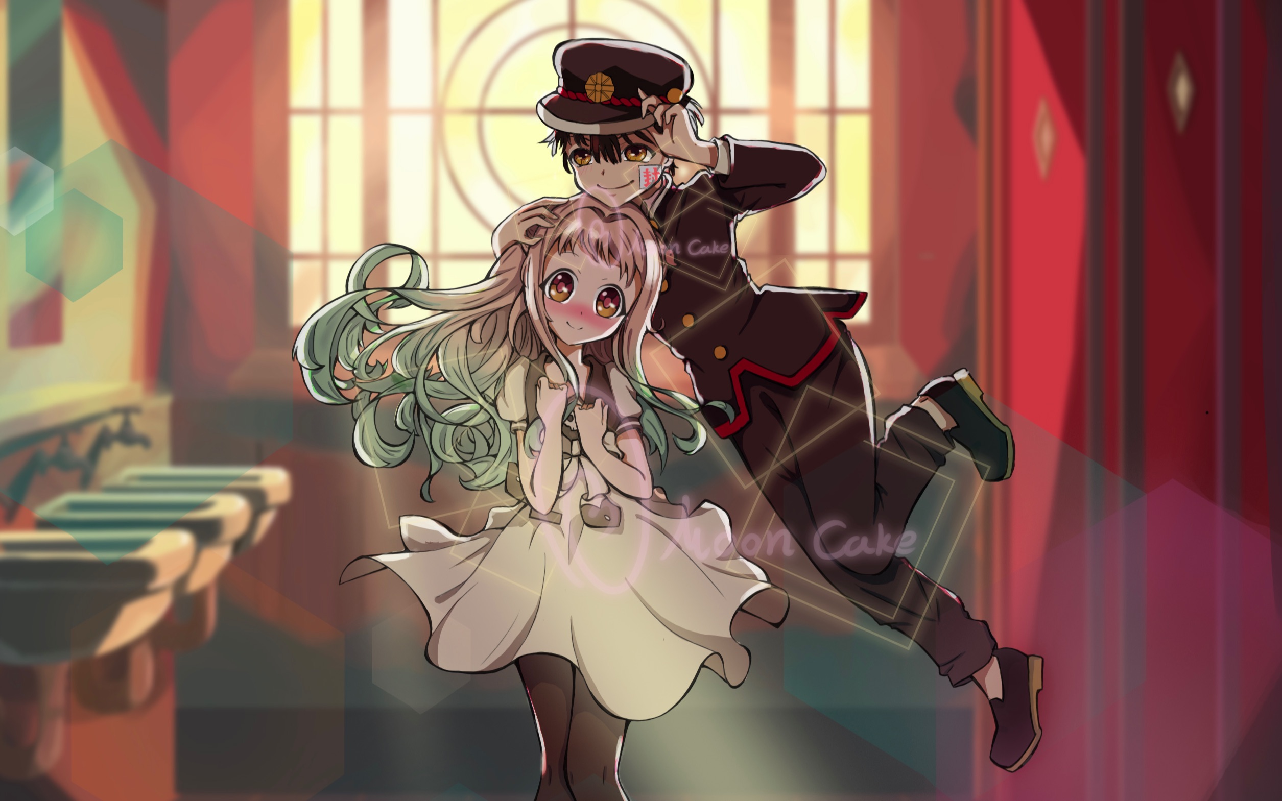 【月饼】 绘画过程 地缚少年花子君 花宁这波狗粮不能我一个人恰!