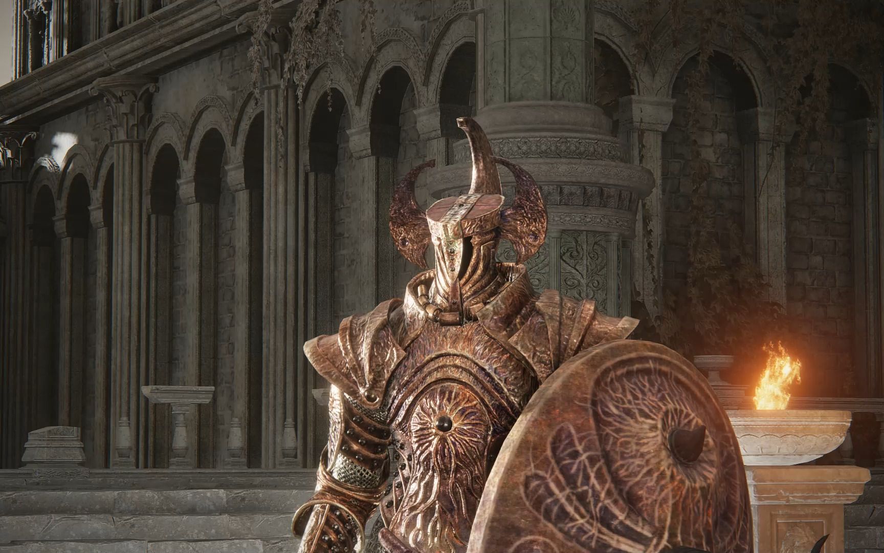 【艾尔登法环】简单观察一下剑盾熔炉骑士