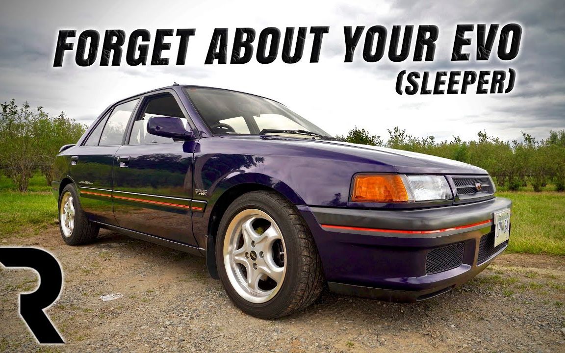 【4k】极品bg323 gtx四驱 马自达90s家用性能车 原厂5万6公里收藏级别