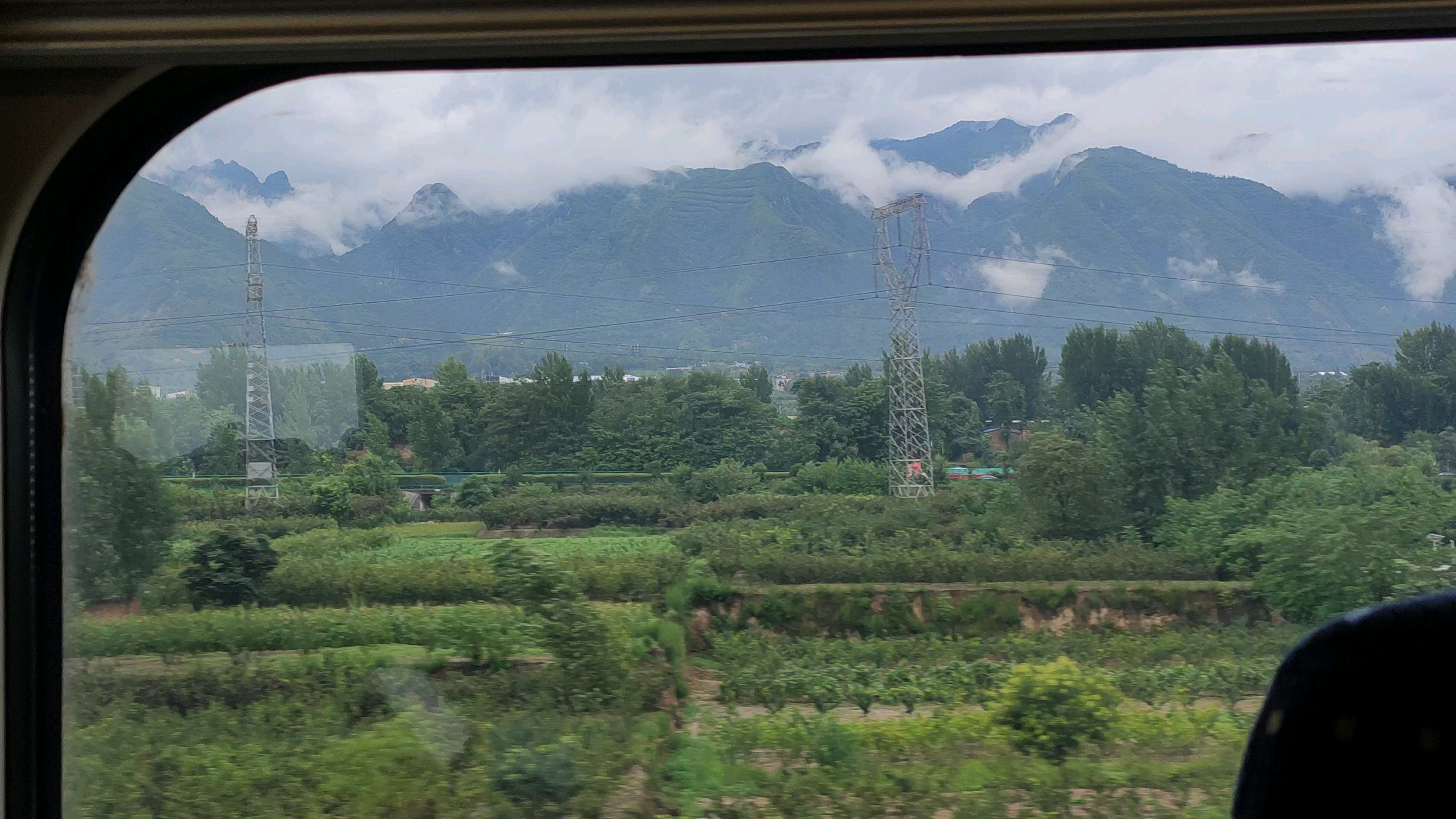 火车上的风景