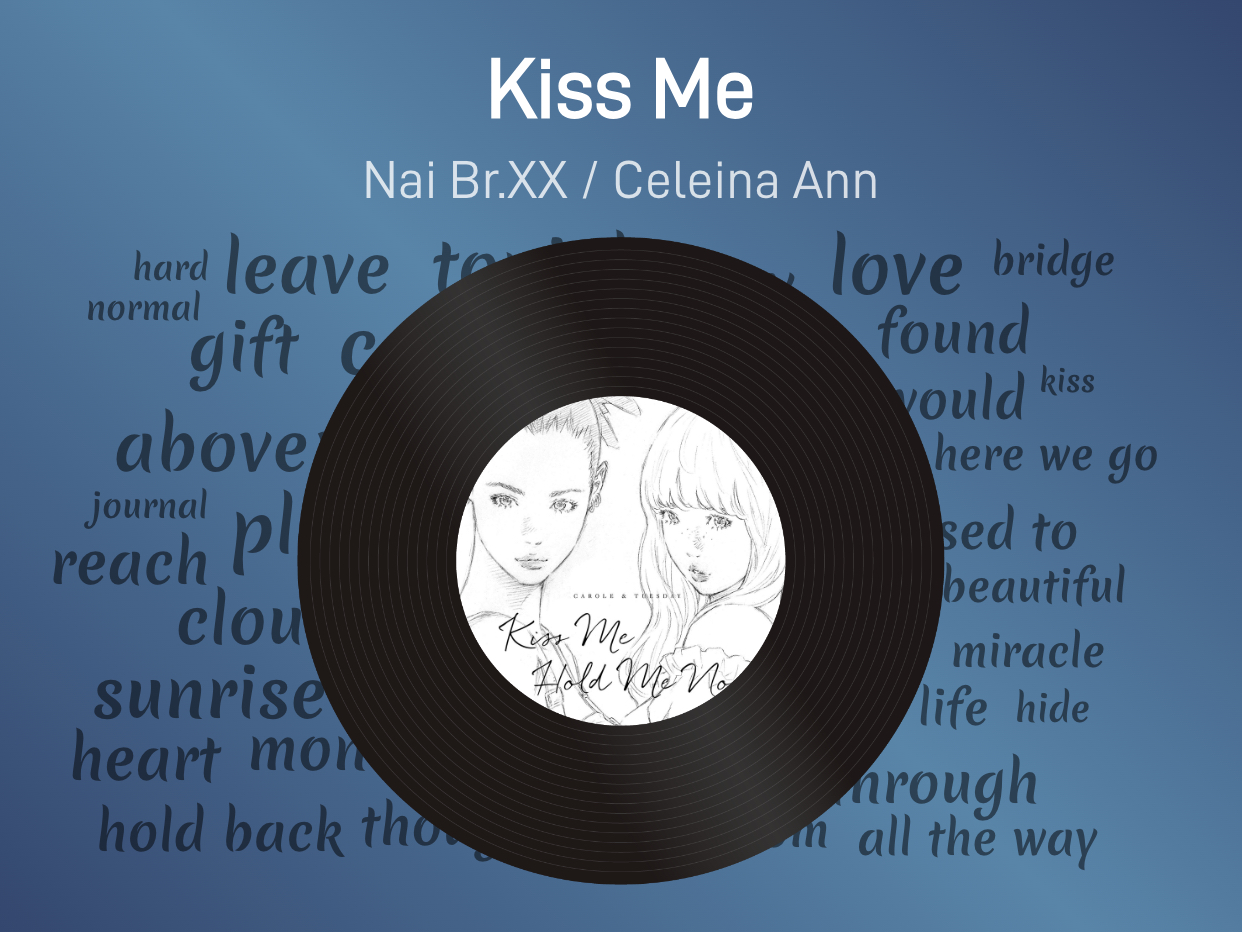 【听歌学英语-carole & tuesday】 ★ kiss me-nai br.