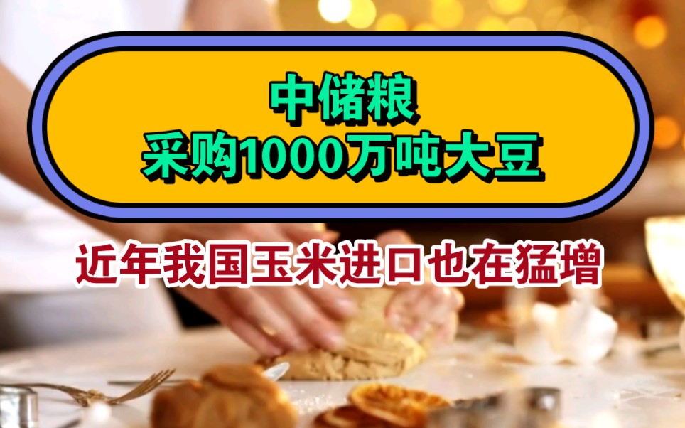 中储粮签署1000万吨大豆进口订单,黑龙江全面启动稻谷托市收购;小麦价格最高突破1.66元玉米冲击1.5元:为何玉米进口数量大增哔哩哔哩bilibili