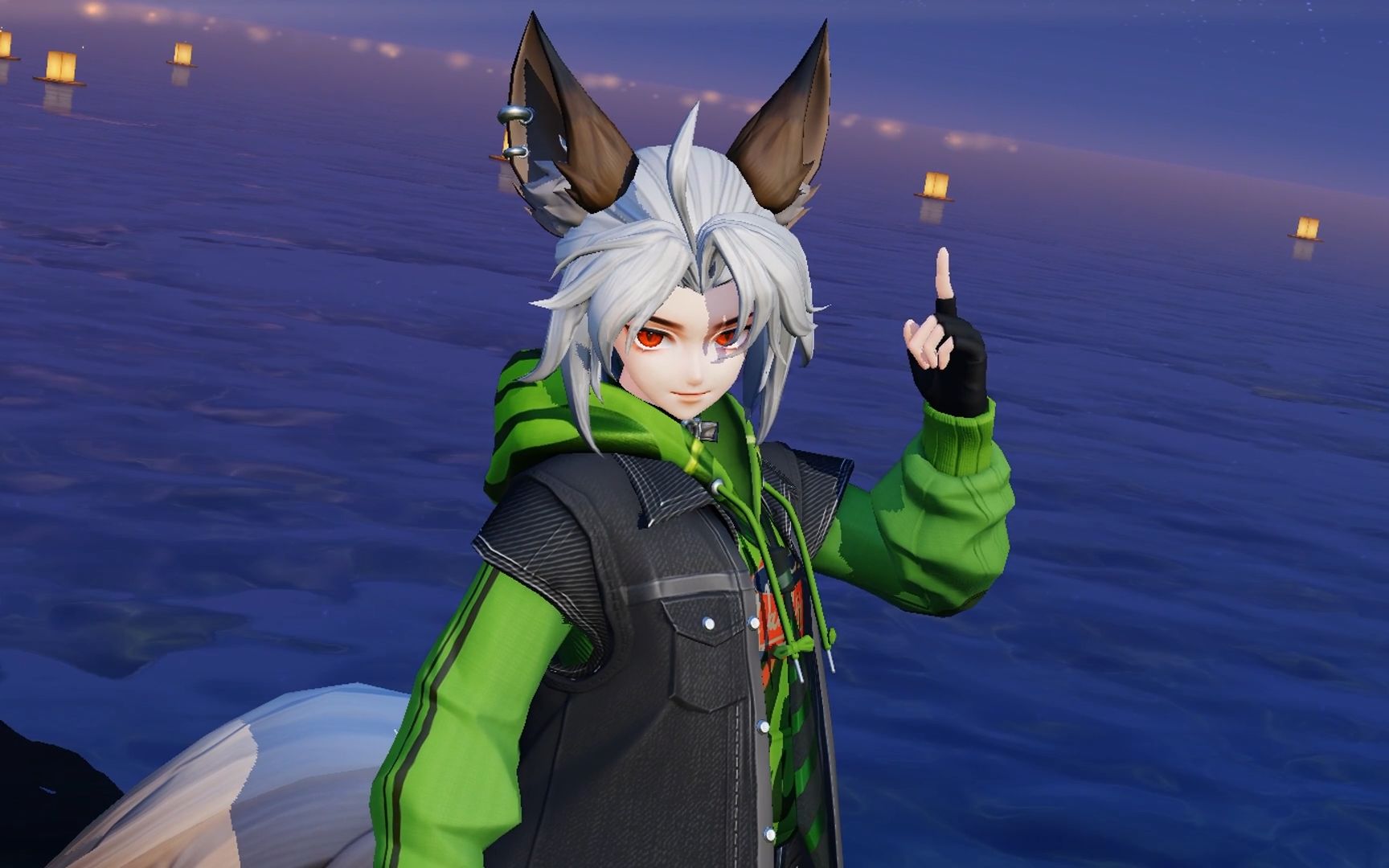 【皮肤展示】白藏主全新赛季礼仪皮肤「青空巡野」