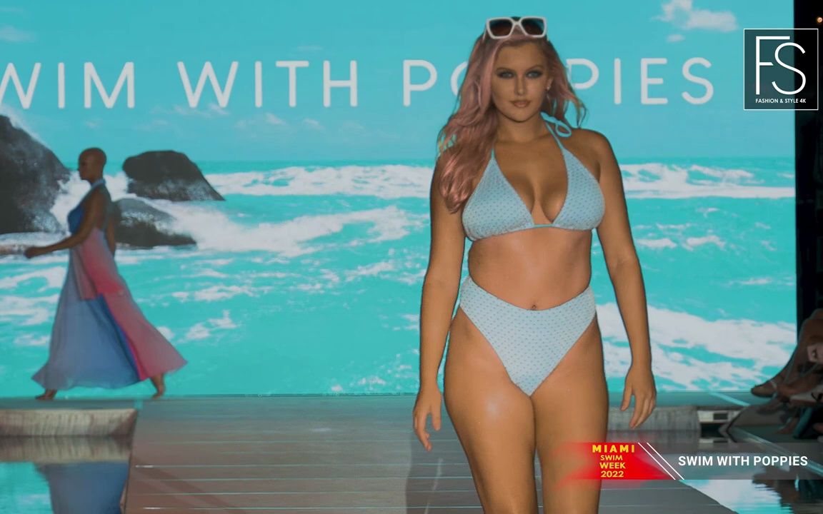 Miami Swim Week 2022 SWIM WITH POPPIES New Swimsuit and Resort collection 4K UHD哔哩哔哩bilibili