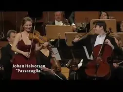 Скачать видео: 【小提琴/大提琴合奏】帕萨卡利亚舞曲（Passacaglia） by：Julia Fischer & Daniel Muller