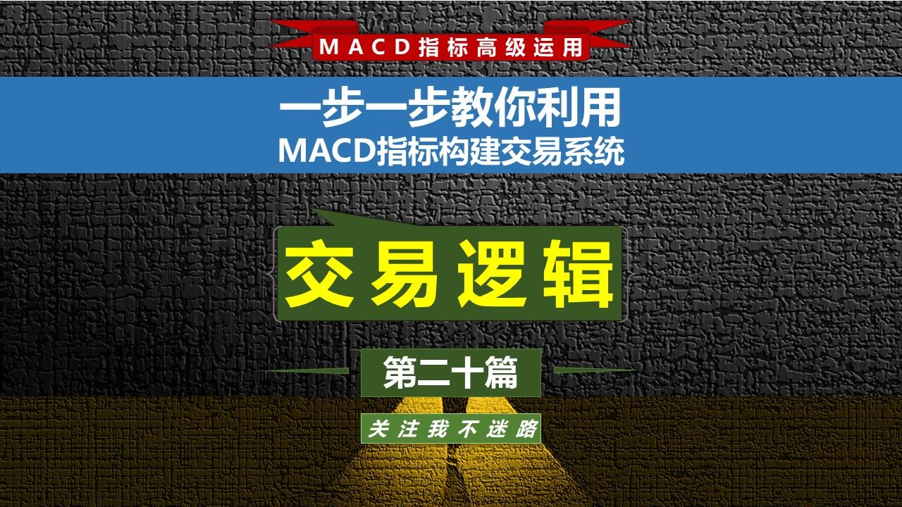 一步一步教你利用MACD指标构建交易系统(第二十篇)哔哩哔哩bilibili