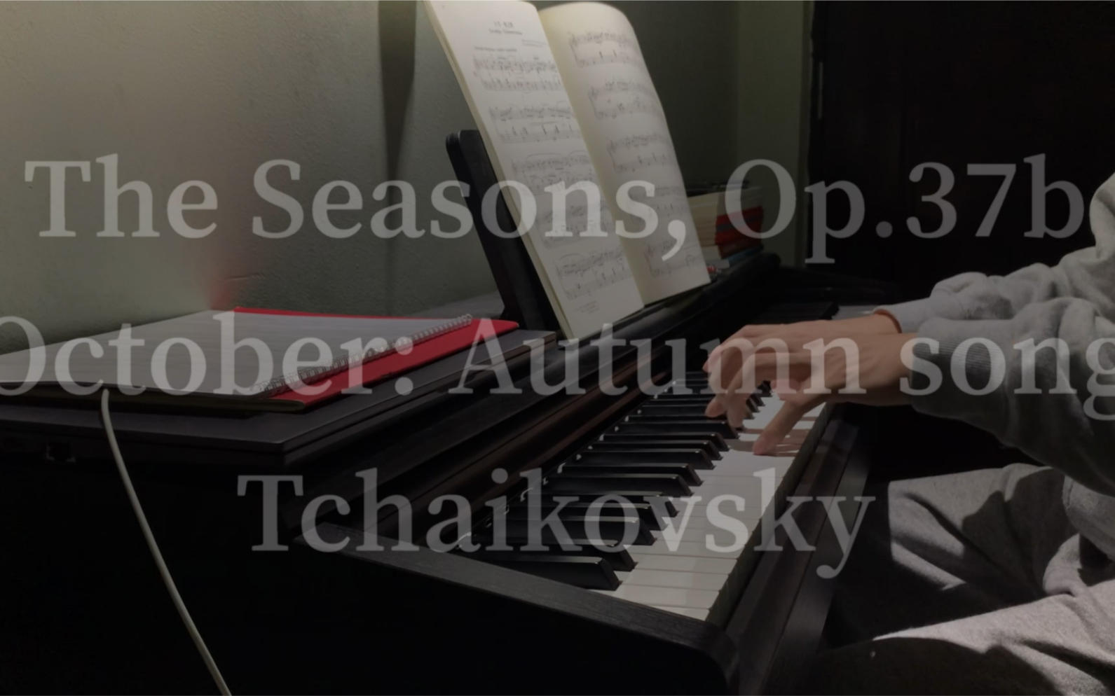 [图]Tchaikovsky The Seasons, Op.37b No.10 October - Autumn Song 柴可夫斯基《四季》——十月（秋之歌）