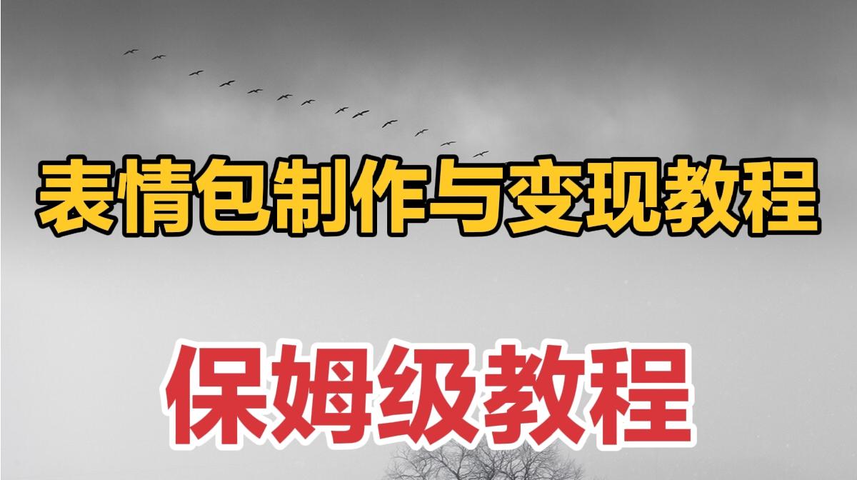 一个表情包竟然能收益上万?表情包制作方法与变现教程,教程详细哔哩哔哩bilibili