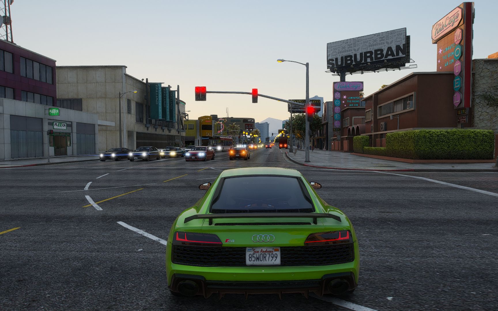 【洛圣都传奇】这画面真的是太美了,不知道的还以为我到了洛杉矶.