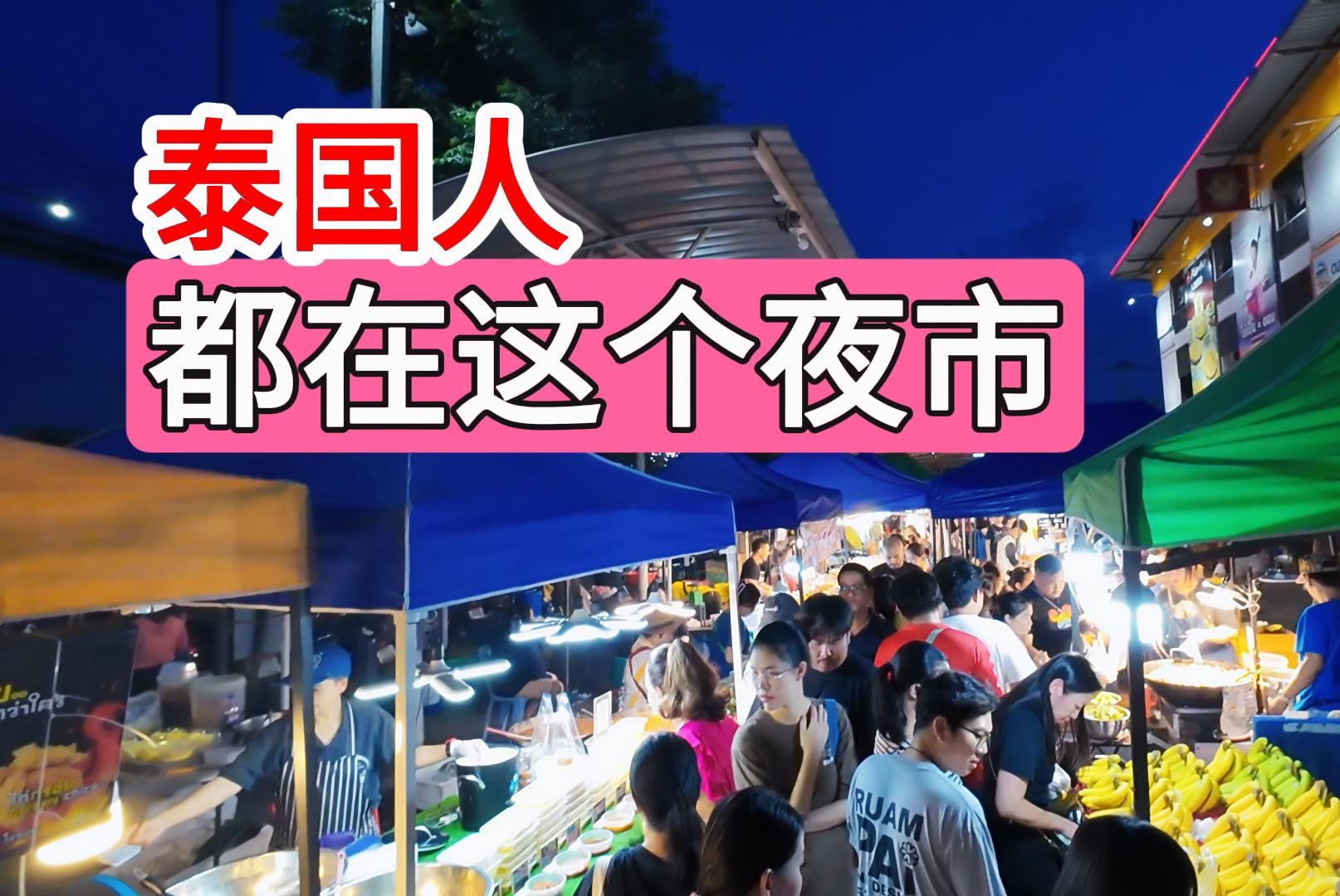 【清迈夜市】这里不是周末夜市,这里是天天夜市!这你受得了吗?哔哩哔哩bilibili