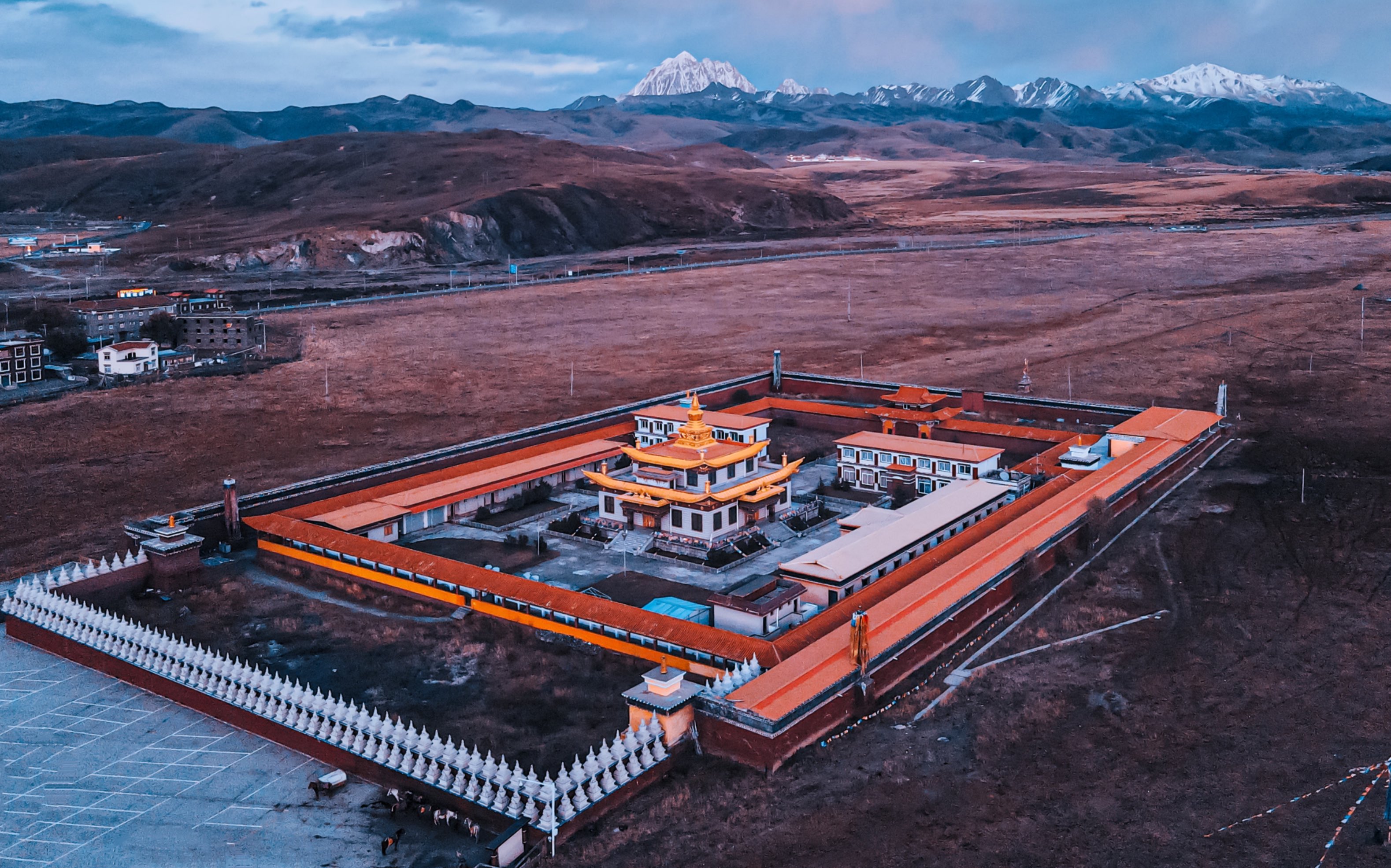秋日塔公-木雅金塔