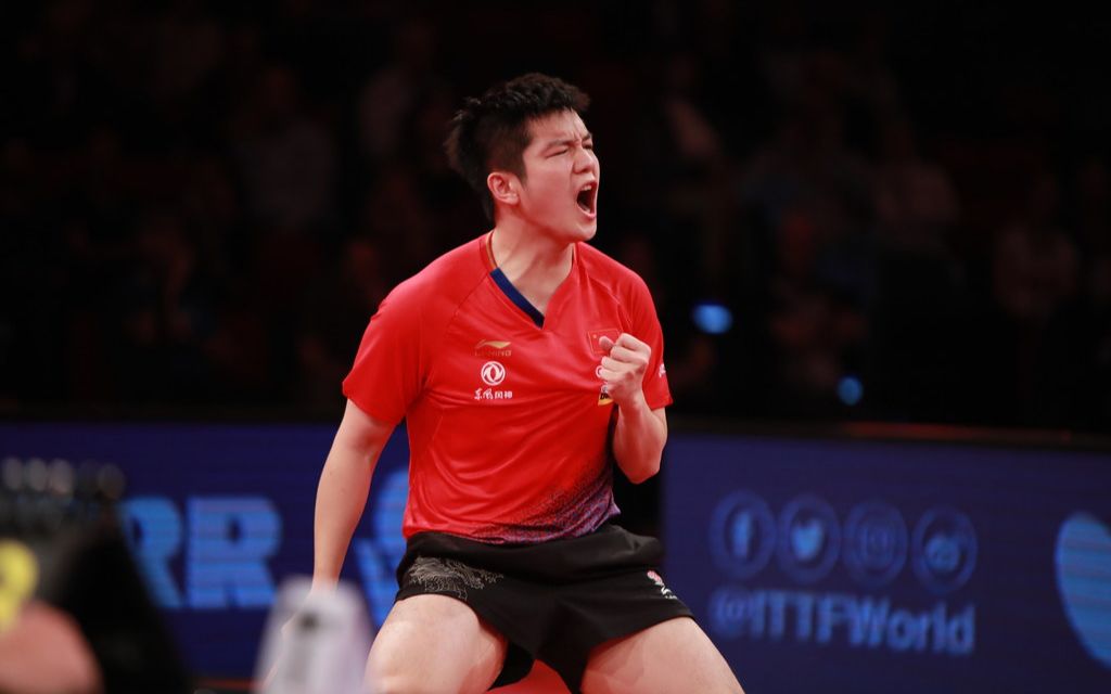 【精彩瞬间】2019德国公开赛 男单决赛 樊振东 vs 许昕_哔哩哔哩 (゜