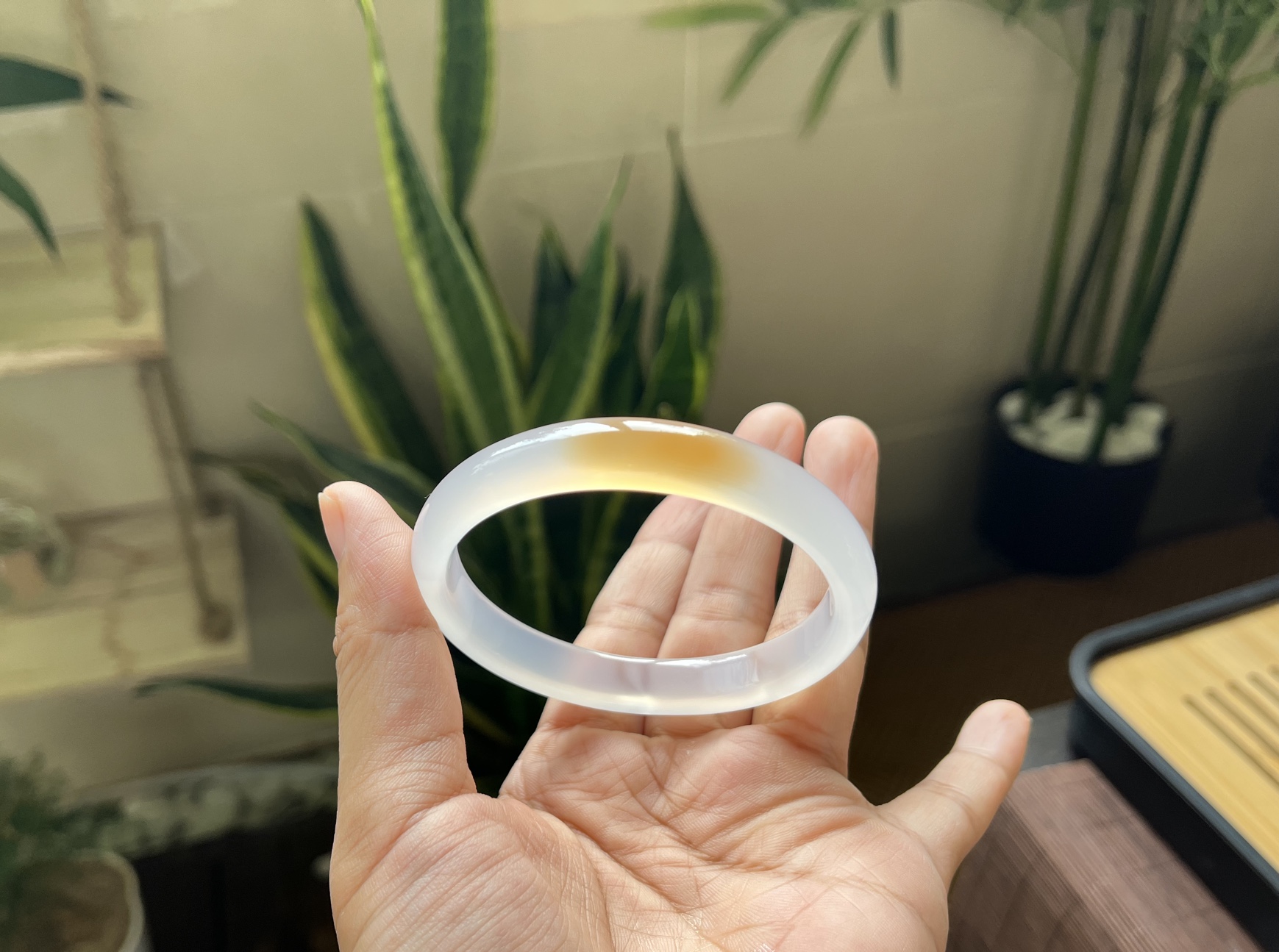 100米包邮除偏微瑕不退换 手慢无哦宝子们～纯天然玛瑙手镯 巴西原矿