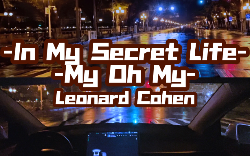 [图]night driving.Vol.1|雨夜|Leonard Cohen|in my secret life& my oh my| 感受清冷夜色的迷离