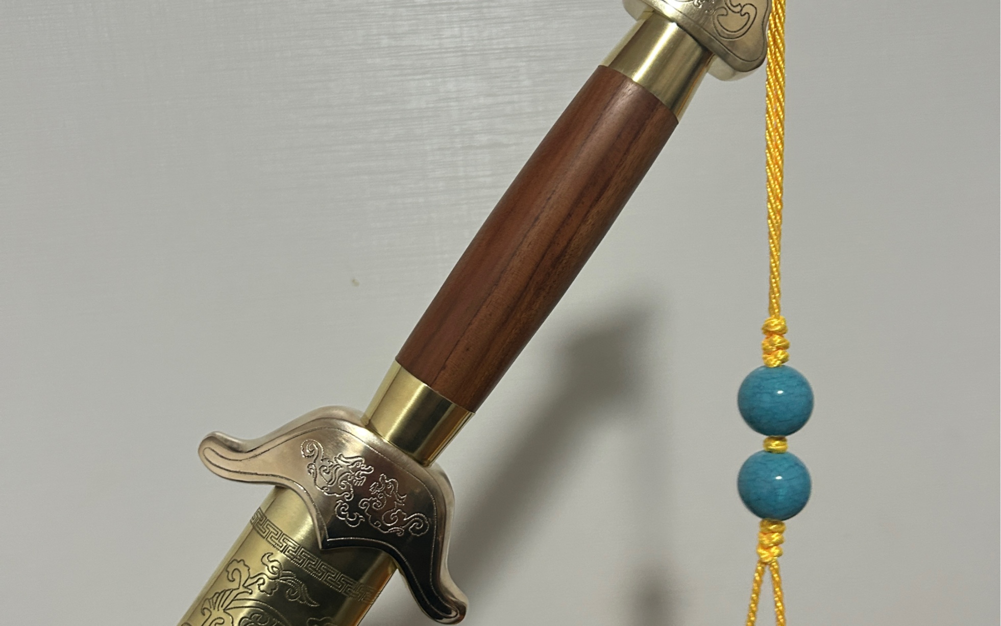 未开刃花纹钢清剑