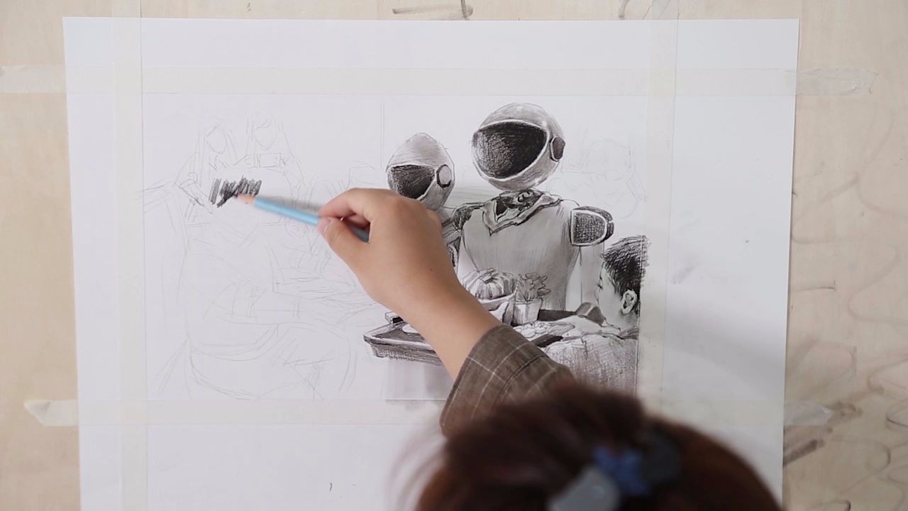 艺思在线|央美场景速写之科技生活(下)_哔哩哔哩 (゜-゜)つロ 干杯