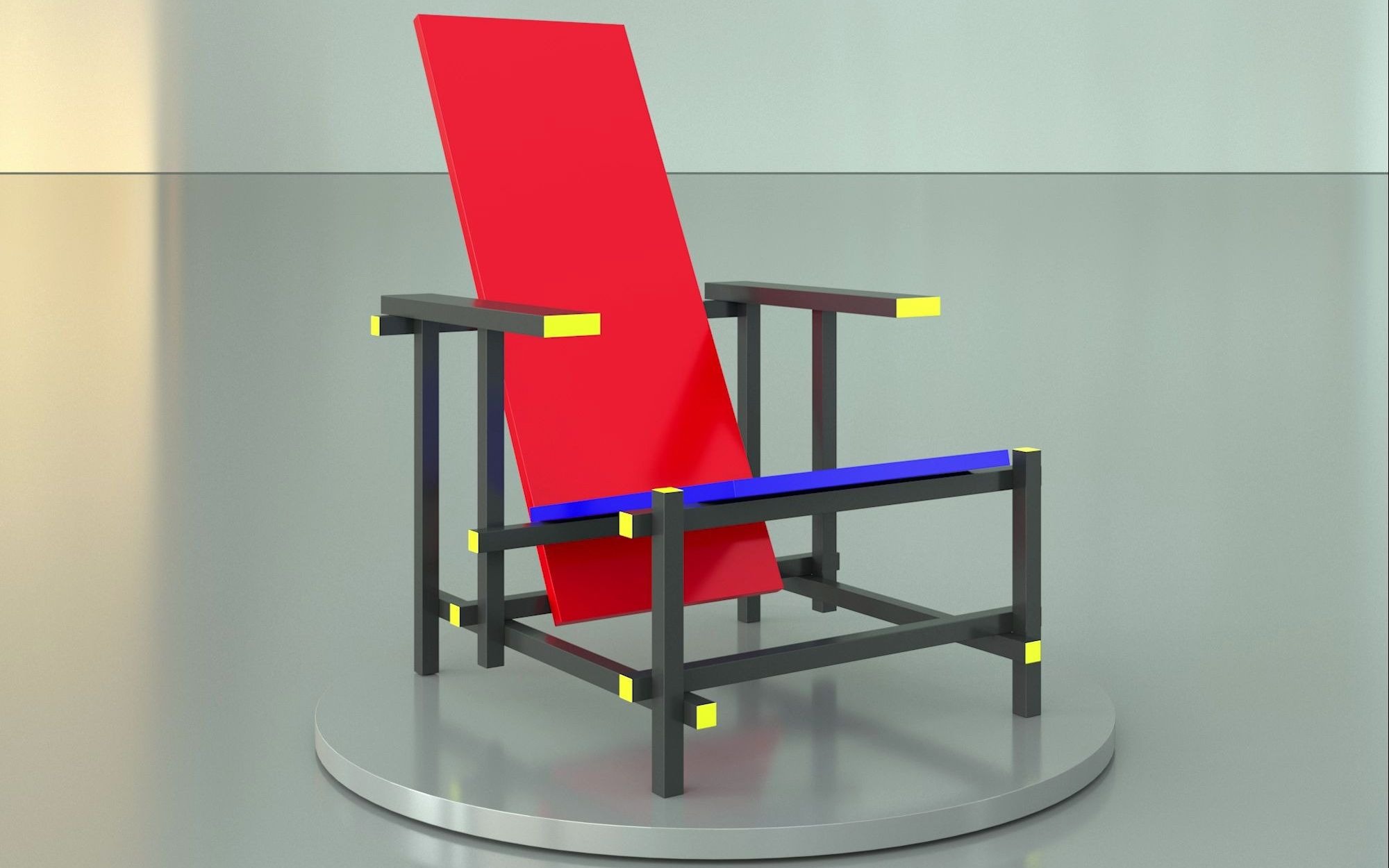 vray forsketchup 5.1 组合动画尝试-红蓝椅