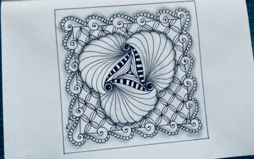 禅绕画|控笔 适合小白入门的组合图样5