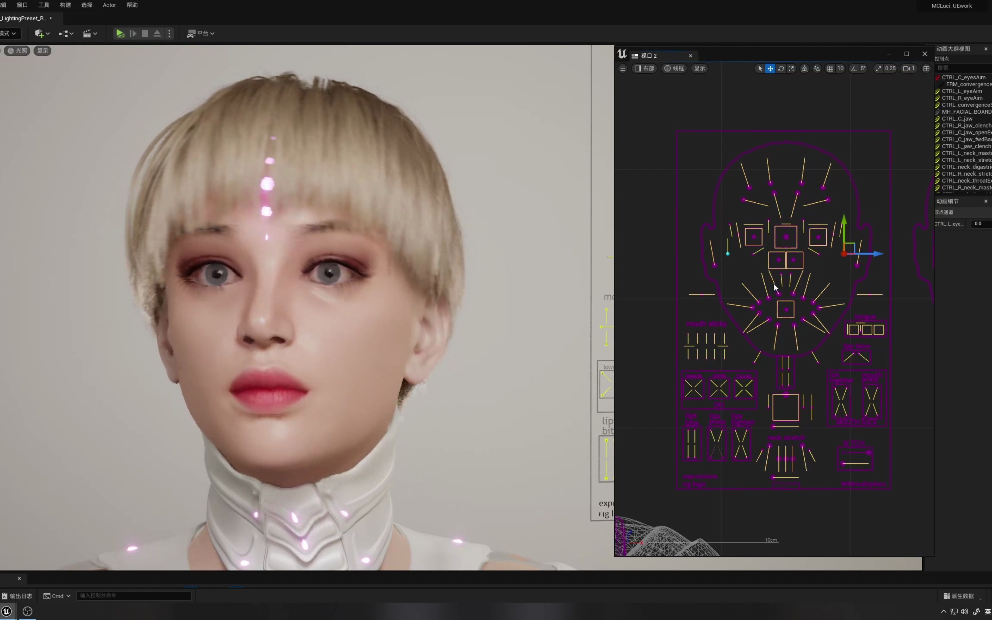 【原创】虚拟人/虚拟偶像/数字人/Metahuman自定义/UE5实时面捕/海外数字人项目控制器测试哔哩哔哩bilibili