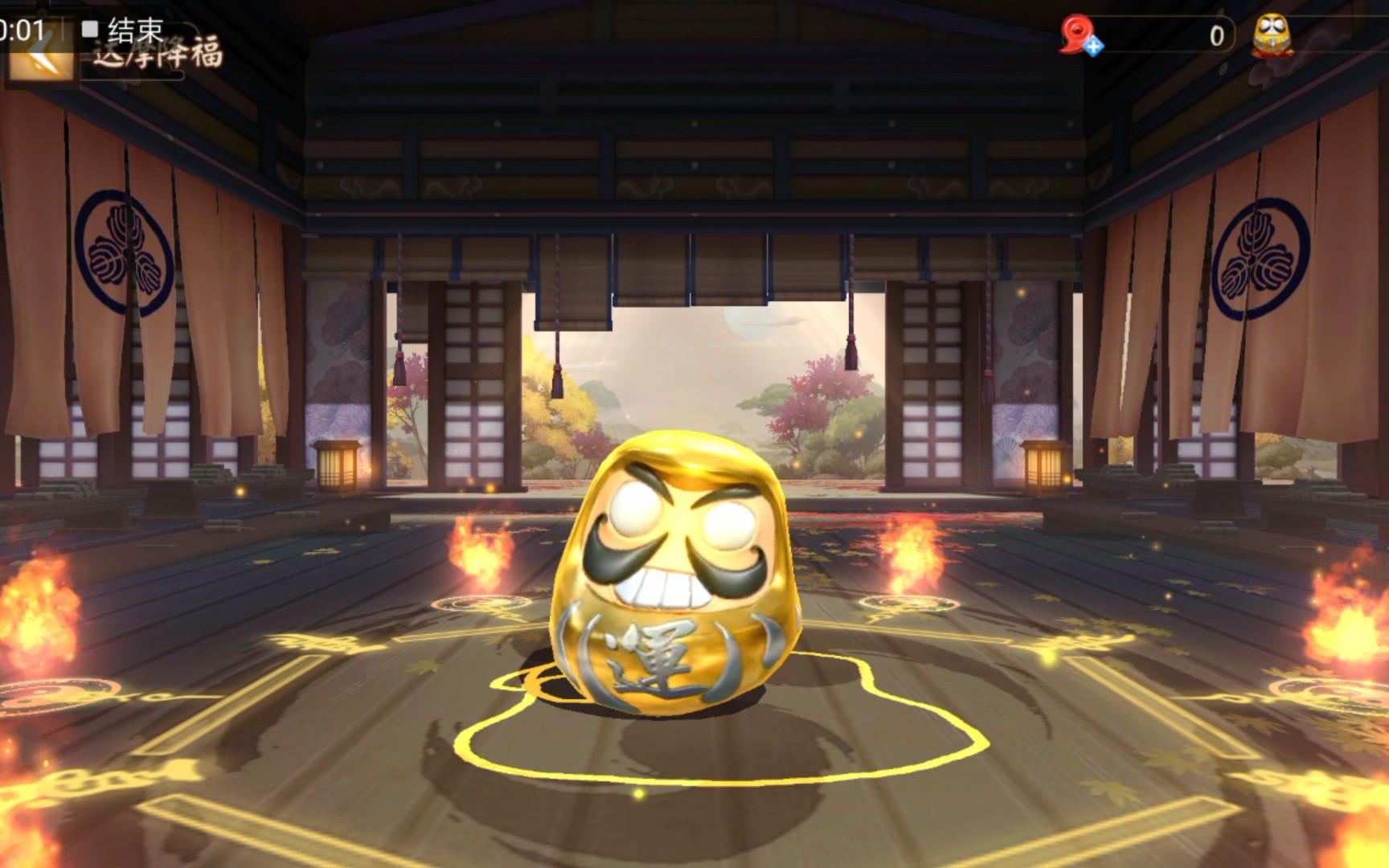 [------焰灵姬-----/决战!平安京]这是一只抽风的不正常的金色达摩