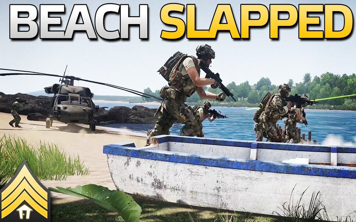 【国外Shack Tactical战队】高画质热带雨林沙滩任务  Beach Slapped  ShackTac Arma 3哔哩哔哩bilibili