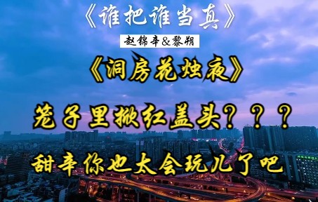 [图]《谁把谁当真》【赵锦辛&黎朔】高甜（三）洞房花烛夜 ，笼子里掀红盖头，甜辛大宝贝你也太会玩了吧，甜辛和黎叔叔简直绝配