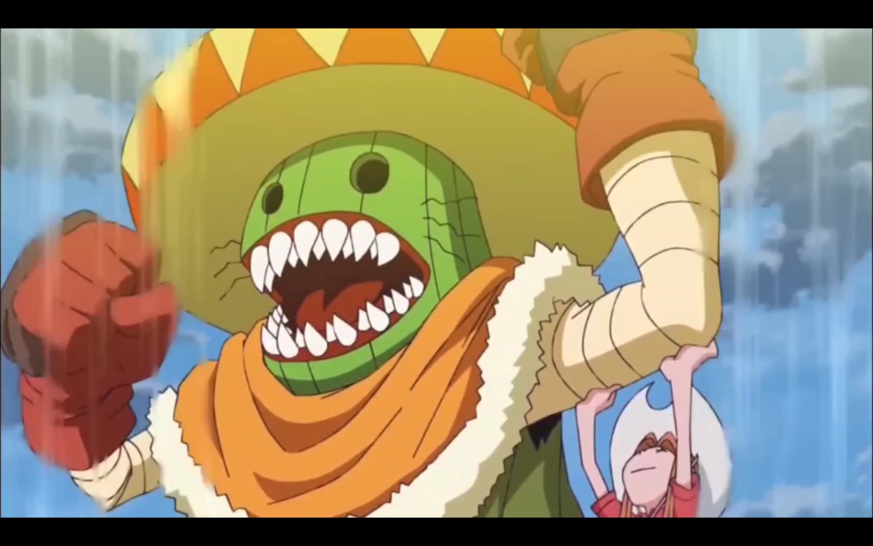 数码宝贝 旋转跳跃美丽的 舞蹈 雨披兽_哔哩哔哩