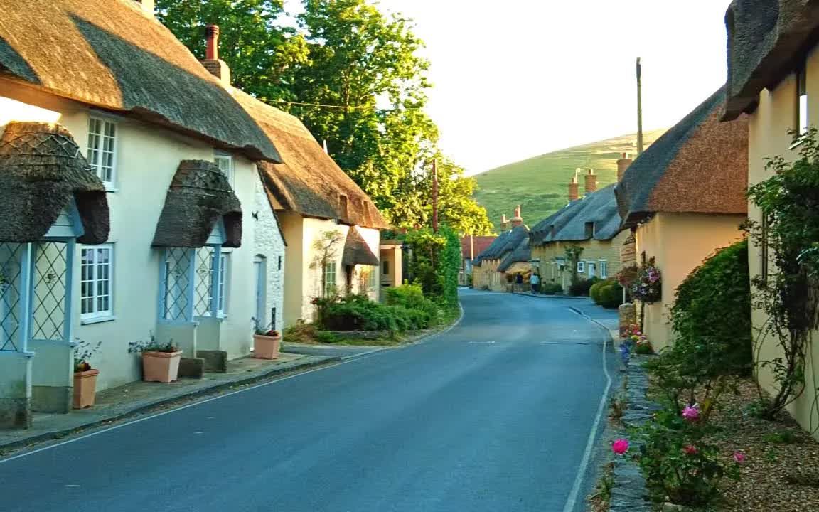 【4k】徒步英国乡村 拉尔沃思也是极具英国特色的地方