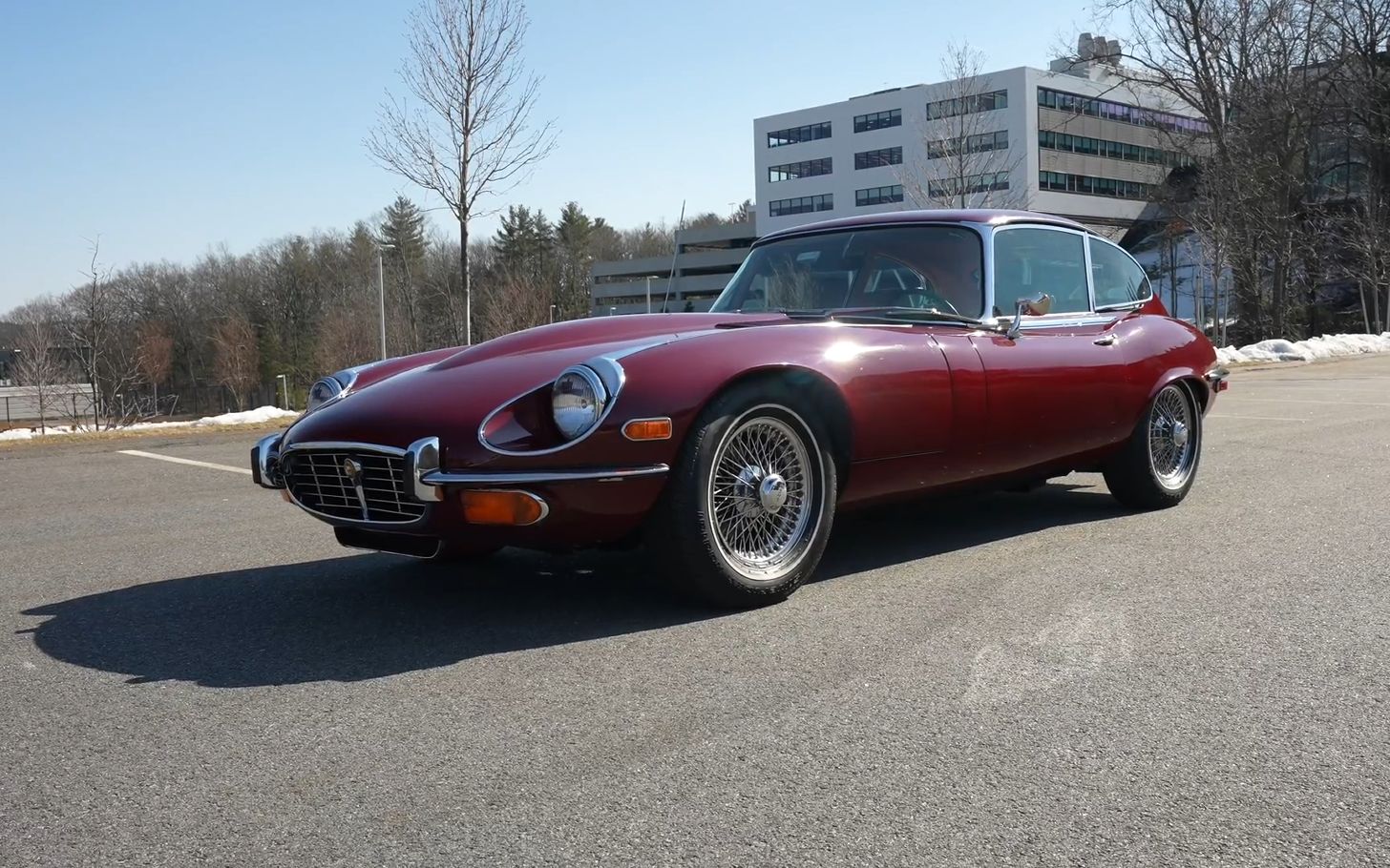 v12英伦古典跑车 1971捷豹jaguar xke e-type coupe 第一视角驾驶体验